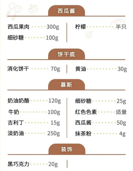 西瓜慕斯